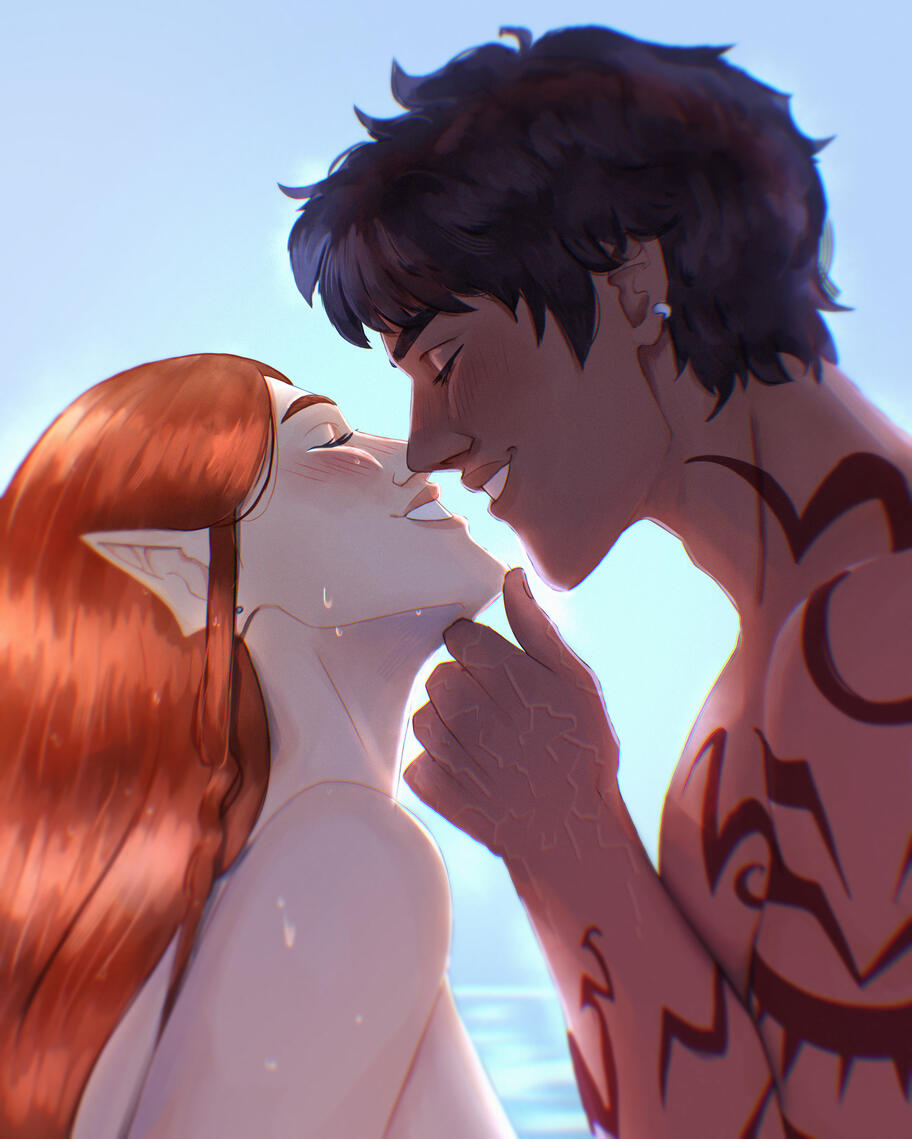 'A Kiss of Sky and Sea' [ACOTAR]